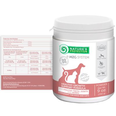 Show full view: Nature's Protection Healthy Growth Calcium Unflavored Powder Joint Supplement for Puppies & Kittens, 9-oz jar slide 10 of 10