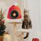 Show in main carousel: Happy & Polly Christmas 33.7-in Santa Hat Cat Tree slide 5 of 9