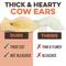 Show in main carousel: Brutus & Barnaby Premium Grass-Fed Angus Cow Ear Slivers Natural Dog Chew Treats, 8.81-oz bag slide 3 of 6