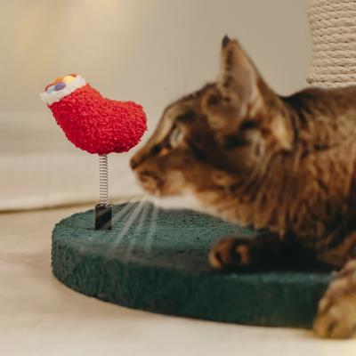 Show full view: Happy & Polly Christmas 33.7-in Santa Hat Cat Tree slide 8 of 9