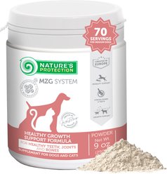 Nature's Protection Healthy Growth Calcium Unflavored Powder Joint Supplement for Puppies & Kittens, 9-oz jar