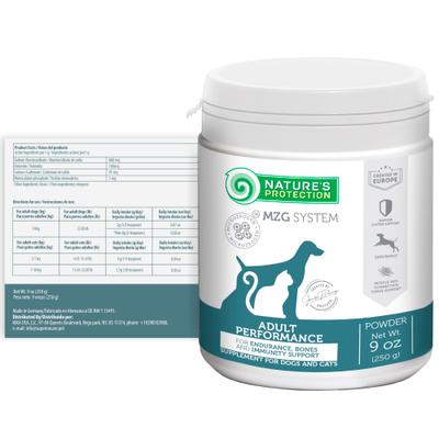Show full view: Nature's Protection Adult Performance Calcium Unflavored Powder Joint Supplement for Dogs & Cats, 9-oz jar slide 10 of 10