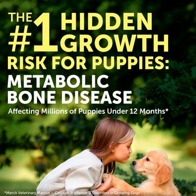 Show full view: Nature's Protection Healthy Growth Calcium Unflavored Powder Joint Supplement for Puppies & Kittens, 9-oz jar slide 3 of 10