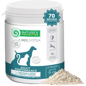 Nature's Protection Adult Performance Calcium Unflavored Powder Joint Supplement for Dogs & Cats, 9-oz jar