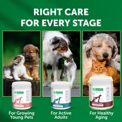 Nature's Protection Healthy Aging Calcium Unflavored Powder Joint Supplement for Senior Dogs & Cats, 9-oz jar slide 2 of 9