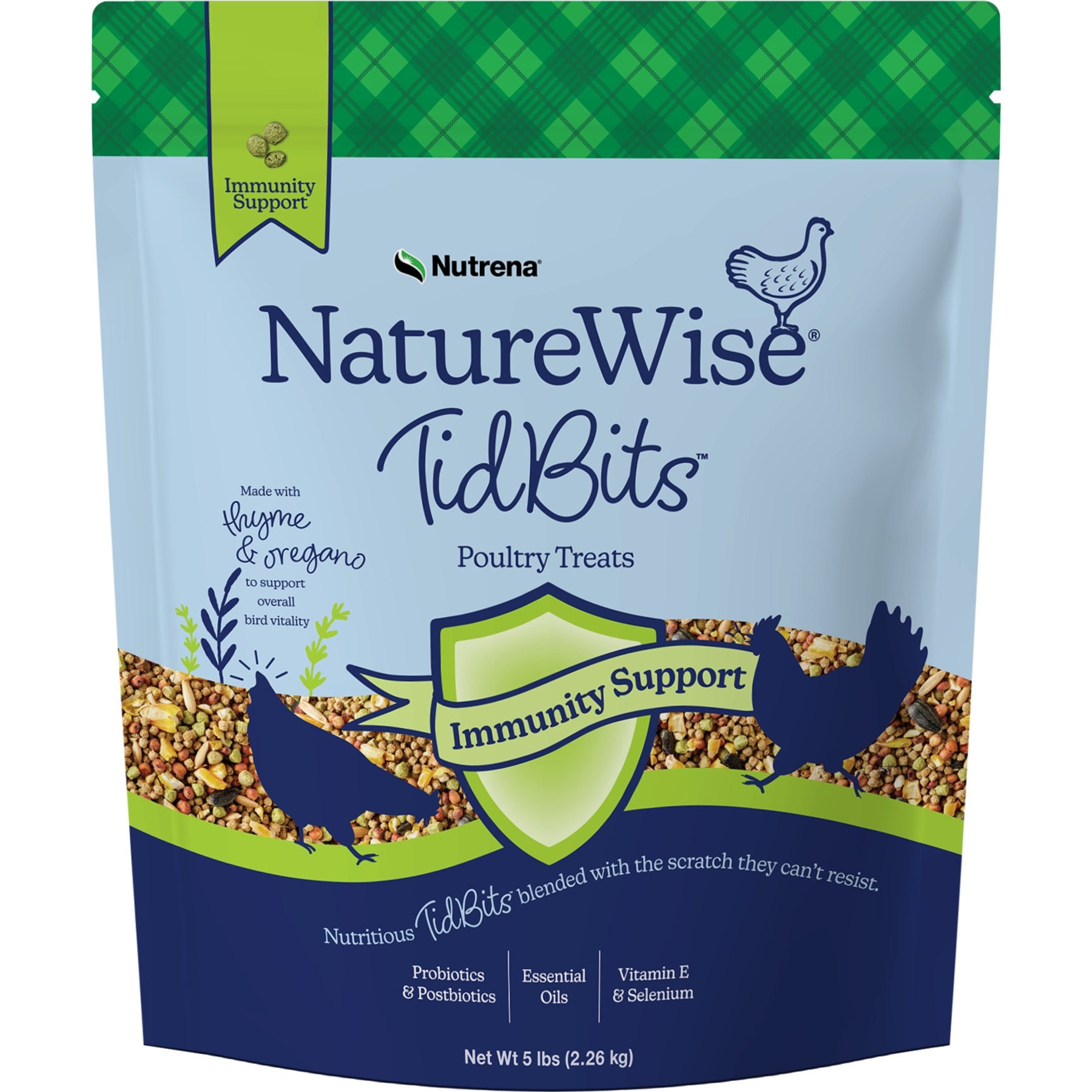 Nutrena NatureWise TidBits Immunity Support Chicken Treat, 5-lb bag