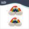 Show in main carousel: Huxley & Kent Happy Rainbow Squeaky Power Plush Dog Toy, Rainbow/White, Small slide 5 of 8