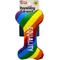 Show in main carousel: Huxley & Kent Tiny Tuff Equality Bone Squeaky Plush Dog Toy, Rainbow slide 1 of 7