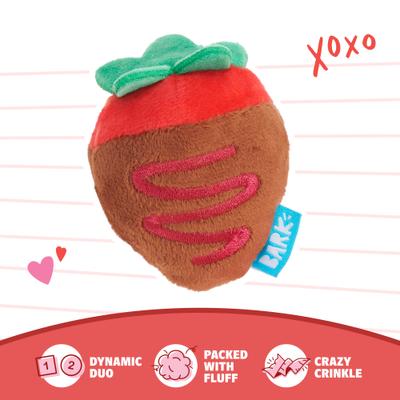 Show full view: BARK Barkbox Frenchie Kiss Coffee Kit Plush Dog Toy, Multicolor, Small/Medium slide 4 of 7