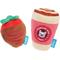 Show in main carousel: BARK Barkbox Frenchie Kiss Coffee Kit Plush Dog Toy, Multicolor, Small/Medium slide 1 of 7