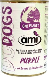 Ami Purple Beans & Blueberries Vegan Wet Dog Food, 14-oz can, case of 12