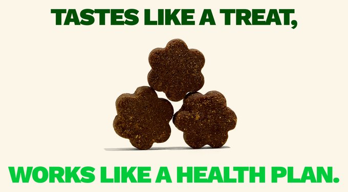 Tastes like a treat, works like a health plan.