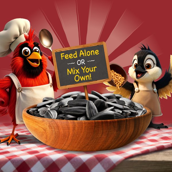 Show full view: Pennington Select Black Oil Sunflower Seed Wild Bird Food, 40-lb bag slide 3 of 12