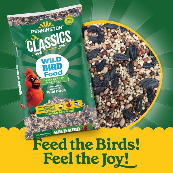 Show full view: Pennington Classic Wild Bird Food, 10-lb bag slide 3 of 12