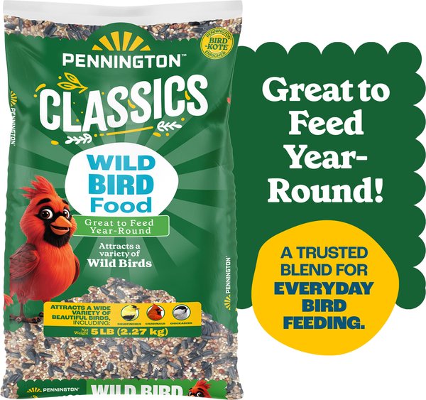 Show full view: Pennington Classic Wild Bird Food, 10-lb bag slide 4 of 12