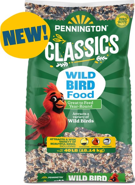 Show full view: Pennington Classic Wild Bird Food, 40-lb bag slide 2 of 12