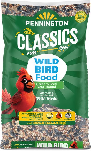 Show full view: Pennington Classic Wild Bird Food, 40-lb bag slide 1 of 12