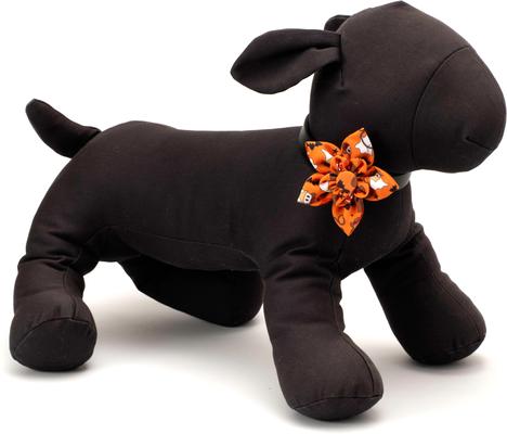 Show full view: The Worthy Dog Howdyween Dog Flower, Orange, Small slide 3 of 4