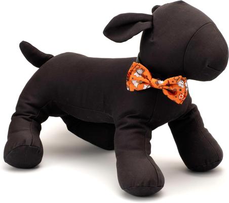 Show full view: The Worthy Dog Howdyween Dog Bow Tie, Orange, Small slide 3 of 4