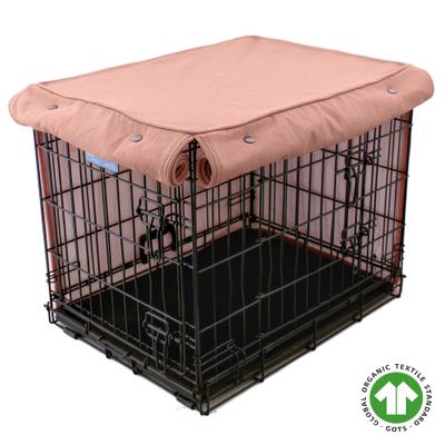 Show full view: Molly Mutt Kyoto Organic Dog Crate Cover, Pink, 42-in slide 2 of 3