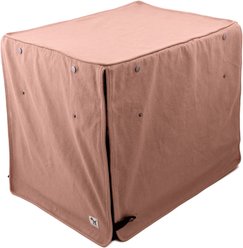 Molly Mutt Kyoto Organic Dog Crate Cover, Pink, 42-in