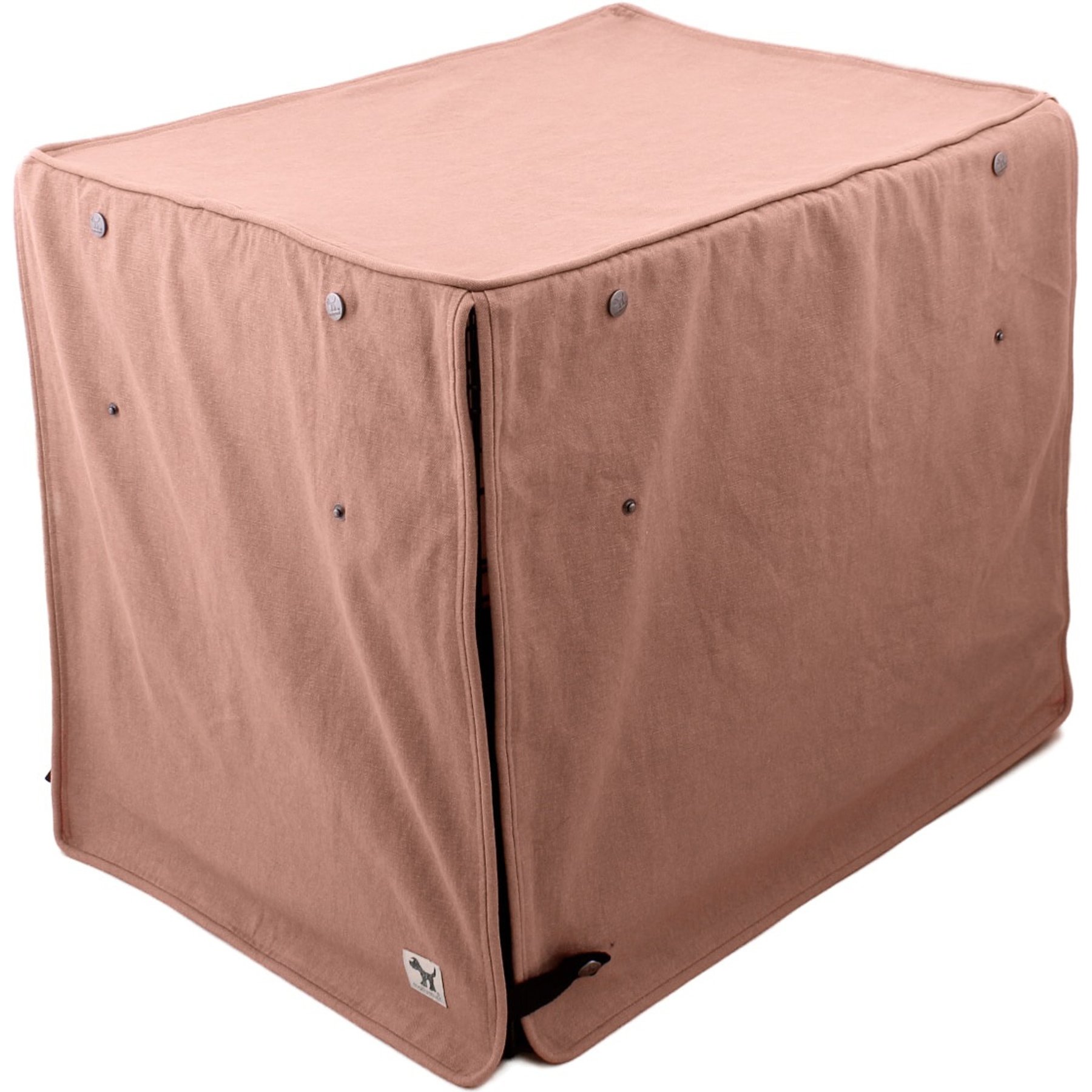 Molly Mutt Kyoto Organic Dog Crate Cover, Pink, 54-in