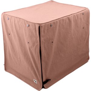 Molly Mutt Kyoto Organic Dog Crate Cover, Pink, 42-in