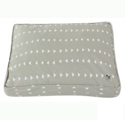 Molly Mutt Be Still Organic Dog Crate Pad Cover, Grey, 42-in