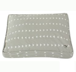 Molly Mutt Be Still Organic Dog Crate Pad Cover, Grey, 48-in