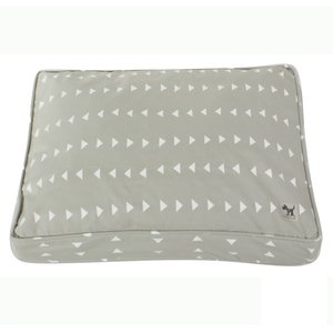 Molly Mutt Be Still Organic Dog Crate Pad Cover, Grey, 48-in