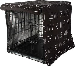 Molly Mutt Dreams Organic Dog Crate Cover, Black, 48-in