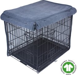 Molly Mutt Dragonstone Organic Dog Crate Cover, Grety Green, 36-in slide 2 of 3