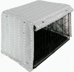 Molly Mutt Be Still Dog Crate Cover, Grey, 42-in slide 2 of 3