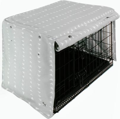 Show full view: Molly Mutt Be Still Dog Crate Cover, Grey, 30 x 19-in slide 2 of 3