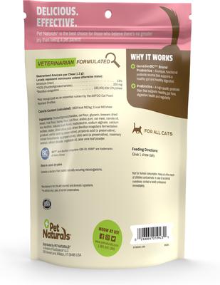 Show full view: Pet Naturals Daily Probiotic Tummy Health Duck-Flavored Chews Digestive Aid for Cats, 160 count slide 3 of 5
