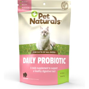 Pet Naturals Daily Probiotic Tummy Health Duck-Flavored Chews Digestive Aid for Cats, 160 count