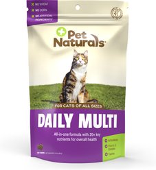 Pet Naturals Daily Multi All-in-One Fish Flavored Chews Vitamins for Cats, 160 count