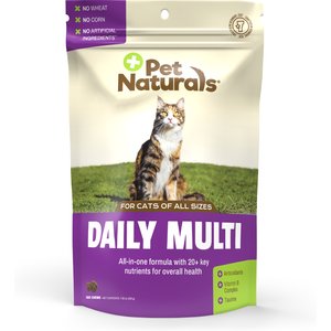 Pet Naturals Daily Multi All-in-One Fish Flavored Chews Vitamins for Cats, 160 count