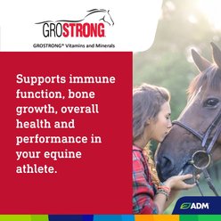 ADM GROSTRONG Granules Horse Supplement, 25-lb bag slide 2 of 7