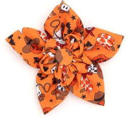 The Worthy Dog Howdyween Dog Flower, Orange, Large