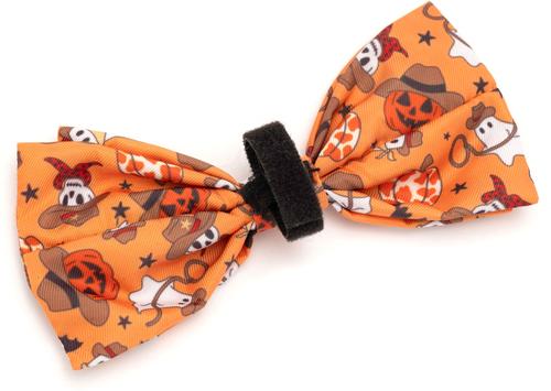 Show full view: The Worthy Dog Howdyween Dog Bow Tie, Orange, Small slide 4 of 4
