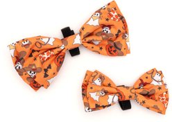 The Worthy Dog Howdyween Dog Bow Tie, Orange, Small slide 2 of 4