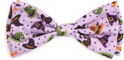 The Worthy Dog Bewitched Dog Bow Tie, Purple, Large