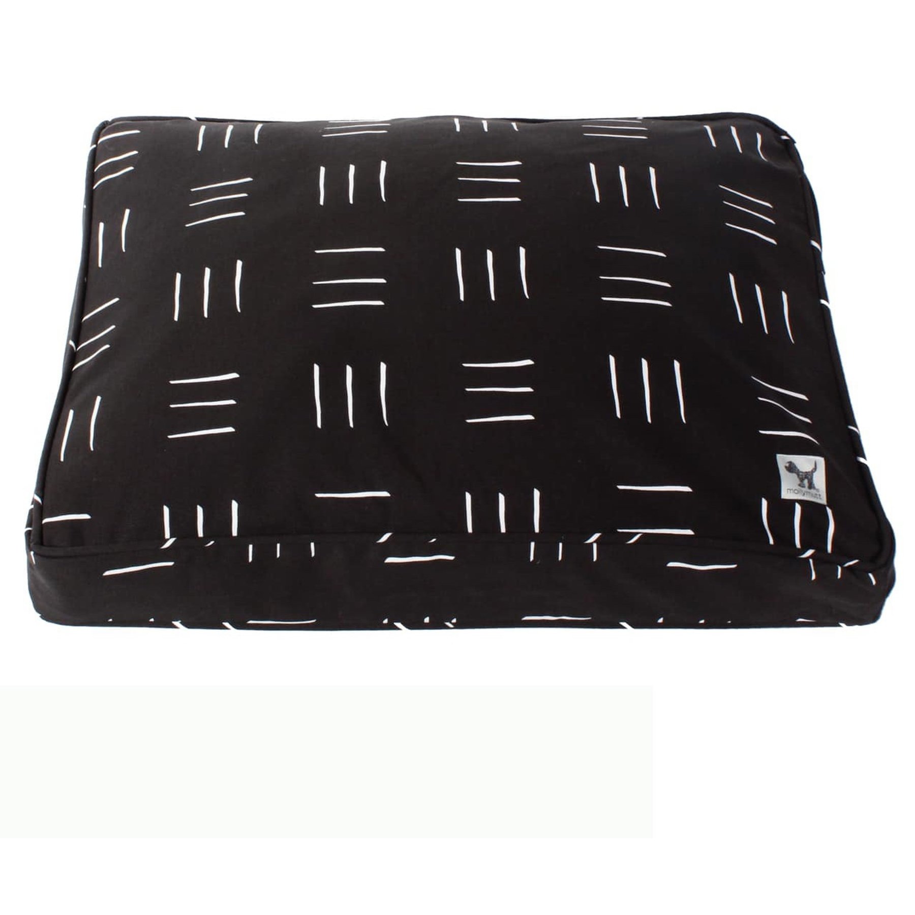 Molly Mutt Dreams Organic Dog Crate Pad Cover, Black, 54-in