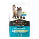Purina Pro Plan AdvantEDGE Digestive Support Plus Adult Salmon & Rice Formula High Protein Dry Cat Food, 12-lb bag