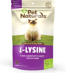 Pet Naturals L-Lysine Immune & Respiratory Health Chicken-Flavored Chews Supplement for Cats, 160 count slide 1 of 9