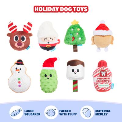 Show full view: BARK Christmas Advent Calendar Plush Toy & Treat Set, Multicolor slide 3 of 8
