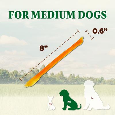 Show full view: AFreschi Natural Turkey Tendon Strip Natural Dog Chew Treat, 3.5-oz pouch slide 3 of 9