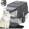 Show in main carousel: LovMor Multi-Function Covered Cat Litter Box with Scatter Shield & Scoop, X-Large: 23.5 x 15.6 x 17-in slide 1 of 8