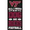 Show in main carousel: Fan Creations Virginia Tech University All I Need Is My Dog & Football Wall Decor, 6 x 12-in slide 1 of 1